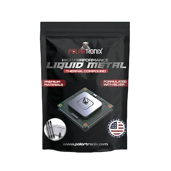 Imagen 3 de PolarTronix Pasta Térmica de Metal Líquido 1.5g - Hecha en EE.UU. - Para PS5 CPU GPU Laptop Consolas de Juegos