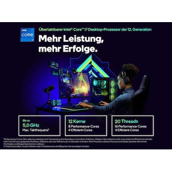 Imagen 5 de Intel Core i7-12700K Desktop Processor, 12th Gen Alder Lake Series, LGA 1700 Socket, 12 Cores (8 Performance + 4 Efficient), 20 Threads, 25MB Smart Cache, 125W Base Power, Model BX8071512700K