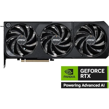 Imagen 2 de MSI GeForce RTX 5080 16G SHADOW 3X OC Tarjeta Gráfica Gaming NVIDIA 16GB GDDR7 256-bit Negra Serie Shadow