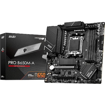 Imagen de referencia para MSI PRO B650M-A WiFi V1 Placa Base Motherboard Micro-ATX AM5 DDR5 PRO Series AMD Ryzen 9000 8000 7000 Series