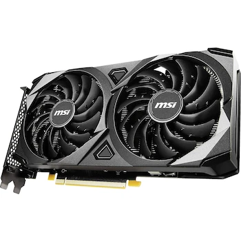 Imagen 3 de msi GeForce RTX 3060 Ventus 2X 12G OC, Tarjeta gráfica para Juegos NVIDIA GeForce RTX 3060, 12GB GDDR6, Color Negro, Modelo RTX 3060 Ventus 2X 12G OC, Tamaño 235 x 124 x 42 mm, Serie Ventus 2X