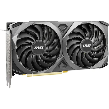 Imagen 4 de msi GeForce RTX 3060 Ventus 2X 12G OC, Tarjeta gráfica para Juegos NVIDIA GeForce RTX 3060, 12GB GDDR6, Color Negro, Modelo RTX 3060 Ventus 2X 12G OC, Tamaño 235 x 124 x 42 mm, Serie Ventus 2X