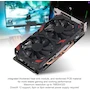 Miniatura de Mrisata AMD Radeon RX 580 8GB GDDR5 256-Bit Tarjeta Gráfica para Juegos con Ventiladores Duales Modelo 580 8G D5