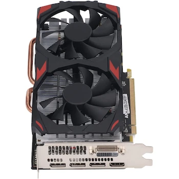 Imagen 4 de Mrisata AMD Radeon RX 580 8GB GDDR5 256-Bit Tarjeta Gráfica para Juegos con Ventiladores Duales Modelo 580 8G D5