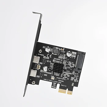 Imagen de referencia para LICAEVEY Tarjeta de Expansión PCIe USB 3.2 Gen 2 - Puertos Duales Type-C para PC de Escritorio - Chipset ASM3142 - Modelo B0FHL29PQD