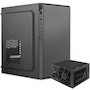 Miniatura de Acteck Gabinete Mini Torre Performance II Modelo GI215, Serie Performance II, Compatible con Motherboards Micro ATX y Mini ITX, Fuente de Poder ATX 500W, 2x USB 2.0, Full Metálico con Frente Sólido, Color Negro, Código AC-935777