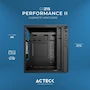 Miniatura de Acteck Gabinete Mini Torre Performance II Modelo GI215, Serie Performance II, Compatible con Motherboards Micro ATX y Mini ITX, Fuente de Poder ATX 500W, 2x USB 2.0, Full Metálico con Frente Sólido, Color Negro, Código AC-935777