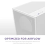 Miniatura de NZXT H5 Flow (2024) Gabinete Torre Mid-Tower Compact ATX Blanco con Cristal Templado y Panel Perforado