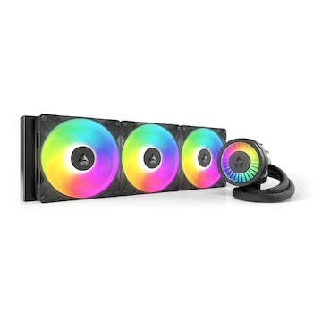 Imagen de referencia para ARCTIC Liquid Freezer III Pro 420 A-RGB Negro - Enfriador de CPU AIO, Refrigeración por Agua con 3 Ventiladores de 140 mm, Radiador de 38 mm de Grosor, Compatible con AMD AM5/AM4 e Intel LGA1851/LGA1700