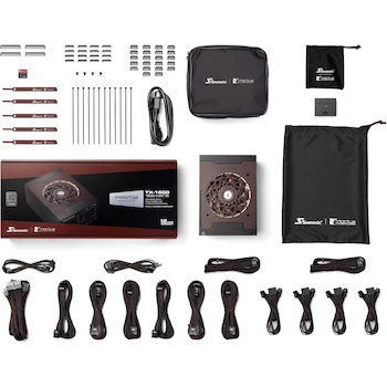 Imagen 3 de Seasonic Prime TX-1600 Noctua Edition Fuente de Alimentación ATX 3.1 Totalmente Modular 1600W Negro/Café