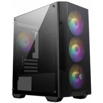 Imagen de referencia para MSI MAG Forge M100A Gabinete Micro-ATX Negro con 4 Ventiladores ARGB Incluidos