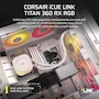 Miniatura de CORSAIR iCUE LINK TITAN 360 RX RGB Refrigerador Líquido para CPU AIO 360mm con 3 Ventiladores RX120 RGB, Hub iCUE LINK Incluido, Blanco