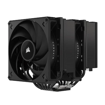 Imagen de referencia para CORSAIR A115 Twin Tower High-Performance CPU Air Cooler Negro con Dos Ventiladores AF140 Elite PWM y Pasta Térmica XTM70 Preaplicada Modelo CT-9010011-WW