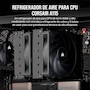 Miniatura de CORSAIR A115 Twin Tower High-Performance CPU Air Cooler Negro con Dos Ventiladores AF140 Elite PWM y Pasta Térmica XTM70 Preaplicada Modelo CT-9010011-WW