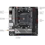 Miniatura de ASRock B550M-ITX/AC Placa Base Motherboard Mini-ITX AMD AM4 Socket B550 Negro con WiFi 802.11ac y Bluetooth 4.2