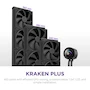 Miniatura de NZXT Kraken Plus 360 Enfriador Líquido AIO para CPU Radiador 360 mm 3 Ventiladores F120P Pantalla LCD Cuadrada Personalizable 1.54" Negro