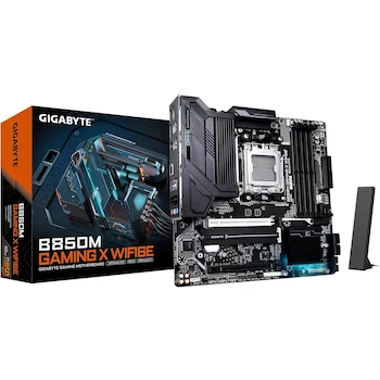 Imagen de referencia para GIGABYTE B850M Gaming X WIFI6E Placa Base Motherboard AMD AM5 LGA 1718 mATX Micro-ATX Negra DDR5 Rev. 1.x Gaming Series