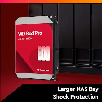 Imagen 3 de Western Digital 8TB WD Red Pro NAS Disco Duro Interno HDD - 3.5" - WD8005FFBX