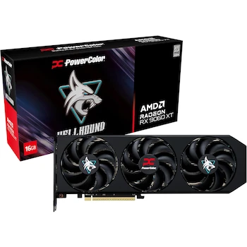 Imagen de referencia para PowerColor Hellhound AMD Radeon RX 9060 XT 16GB GDDR6 Tarjeta Gráfica