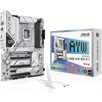 Imagen de referencia para ASUS Z790-AYW WIFI W II Placa Base Motherboard Intel Z790 LGA 1700 ATX DDR5 Blanco