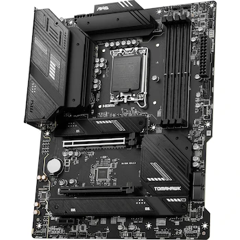 Imagen 3 de MSI MAG B760 TOMAHAWK WIFI Placa Base Motherboard ATX Negra Intel LGA 1700 Serie MAG para 12ª/13ª/14ª Generación Procesadores DDR5 Wi-Fi 6E