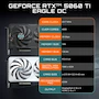 Miniatura de GIGABYTE GeForce RTX 5060 Ti Eagle OC Ice 16G GDDR7 16GB Blanco GV-N506TEAGLEOC ICE-16GD