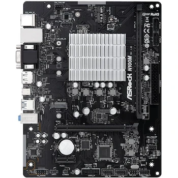 Imagen 5 de ASRock N100M Micro ATX Motherboard - Intel Processor N100 (Alder Lake-N), Black, 1x DDR4 DIMM, Model N100M