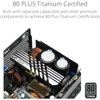 Imagen 2 de ASUS ROG Loki SFX-L 1200W Titanium Black Fully Modular Power Supply ROG-LOKI-1200T-SFX-L-GAMING