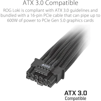 Imagen 5 de ASUS ROG Loki SFX-L 1200W Titanium Black Fully Modular Power Supply ROG-LOKI-1200T-SFX-L-GAMING