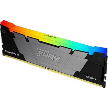 Imagen de referencia para Kingston Fury Renegade Black RGB DDR4 Memoria Gamer 32GB (1x32GB) 3600MT/s CL18 DIMM 288-Pin KF436C18RB2A/32
