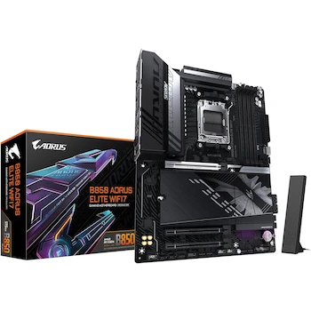 Imagen de referencia para GIGABYTE B850 AORUS ELITE WIFI7 Placa Base ATX AMD AM5 LGA 1718 DDR5 Rev. 1.x Negra