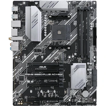 Imagen de referencia para ASUS Prime B550-PLUS AC-HES AMD AM4 ATX Motherboard Negro Modelo PRIME B550-PLUS AC-HES Serie Prime