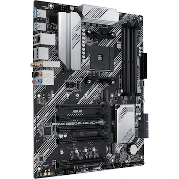 Imagen 2 de ASUS Prime B550-PLUS AC-HES AMD AM4 ATX Motherboard Negro Modelo PRIME B550-PLUS AC-HES Serie Prime