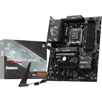 Imagen de referencia para MSI B850 Gaming Pro WIFI6E Placa Base Motherboard ATX Negro Socket AM5 AMD B850 Serie Gaming Pro