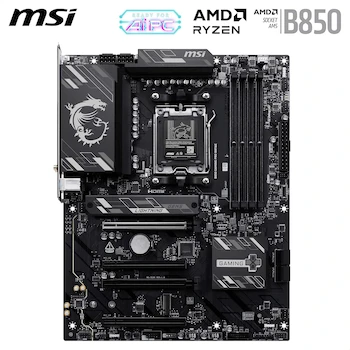 Imagen 2 de MSI B850 Gaming Pro WIFI6E Placa Base Motherboard ATX Negro Socket AM5 AMD B850 Serie Gaming Pro