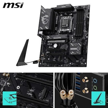 Imagen 3 de MSI B850 Gaming Pro WIFI6E Placa Base Motherboard ATX Negro Socket AM5 AMD B850 Serie Gaming Pro