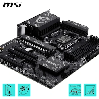 Imagen 4 de MSI B850 Gaming Pro WIFI6E Placa Base Motherboard ATX Negro Socket AM5 AMD B850 Serie Gaming Pro