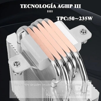 Imagen 2 de Thermalright Assassin King 120 SE ARGB CPU Air Cooler Negro, AK120 SE ARGB, 5 Heatpipes, TL-C12C-S PWM Fan, para AMD AM4/AM5 Intel LGA1700/115X/1200/17XX
