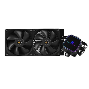 Imagen de referencia para Thermalright Frozen Prism 240 Black Enfriador Líquido CPU AIO 240mm Negro con 2 Ventiladores PWM Serie TL-E12 para AMD AM4/AM5 Intel LGA 1150/1151/1155/1156/1200/1700/2011/2066