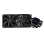 Miniatura de Thermalright Frozen Prism 240 Black Enfriador Líquido CPU AIO 240mm Negro con 2 Ventiladores PWM Serie TL-E12 para AMD AM4/AM5 Intel LGA 1150/1151/1155/1156/1200/1700/2011/2066