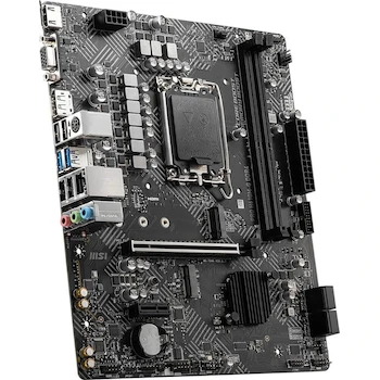 Imagen 4 de MSI PRO H610M-G DDR4 Motherboard mATX Black Intel 12th Gen Core LGA 1700 Socket DDR4 PCIe 4 2.5G LAN M.2 Slots USB 3.2