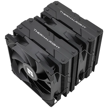 Imagen de referencia para Thermalright Peerless Assassin 120 Black CPU Air Cooler, Dual Tower, 6 Heat Pipes, Dual 120mm TL-C12B PWM Fans, Aluminium Heatsink Cover, AGHP Technology