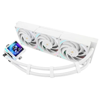 Imagen de referencia para Thermalright Elite Vision 360 ARGB White AIO CPU Liquid Cooler 360mm con Pantalla IPS LCD 320x320 2.73" Magnética