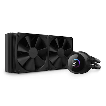 Imagen de referencia para NZXT Kraken 240 RL-KN240-B1 240mm AIO CPU Liquid Cooler with Customizable 1.54" Square LCD Display 2 x F120P Fans Black