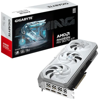 Imagen de referencia para GIGABYTE Radeon RX 9070 XT Gaming OC Ice 16G Tarjeta Gráfica, Blanco Ice, 16GB GDDR6, Modelo GV-R907XGAMINGOCICE-16GD