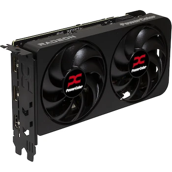 Imagen 3 de Tarjeta Gráfica PowerColor Serie Reaper Modelo AMD Radeon RX 9060 XT con Memoria 16GB GDDR6, Dimensiones 200x100x39 mm
