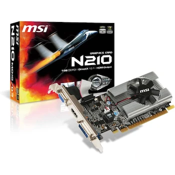 Imagen 5 de MSI Tarjeta de Video NVIDIA GeForce 210 Modelo N210-MD1G/D3 1GB DDR3 64 bits PCI Express x16 2.0