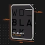 Miniatura de Western Digital WD Black Performance Disco Duro Interno 10TB HDD 7200 RPM SATA 6 Gb/s Caché 512MB 3.5 Pulgadas Modelo WD102FZBX