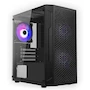 Miniatura de Gabinete Gamer Balam Rush Artic GI725 Mini Torre Micro ATX Mini ITX Panel Cristal Templado Metal Negro BR-936118