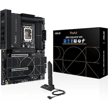 Imagen de referencia para ASUS ProArt Z890-CREATOR WIFI Placa Madre ATX Z890 LGA 1851 para Intel Core Ultra Series 2, Color Negro con Detalles Dorados